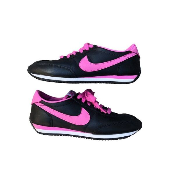 Vintage 2007 Nike Cortez Black Pink Size 6.5 - Picture 7 of 12